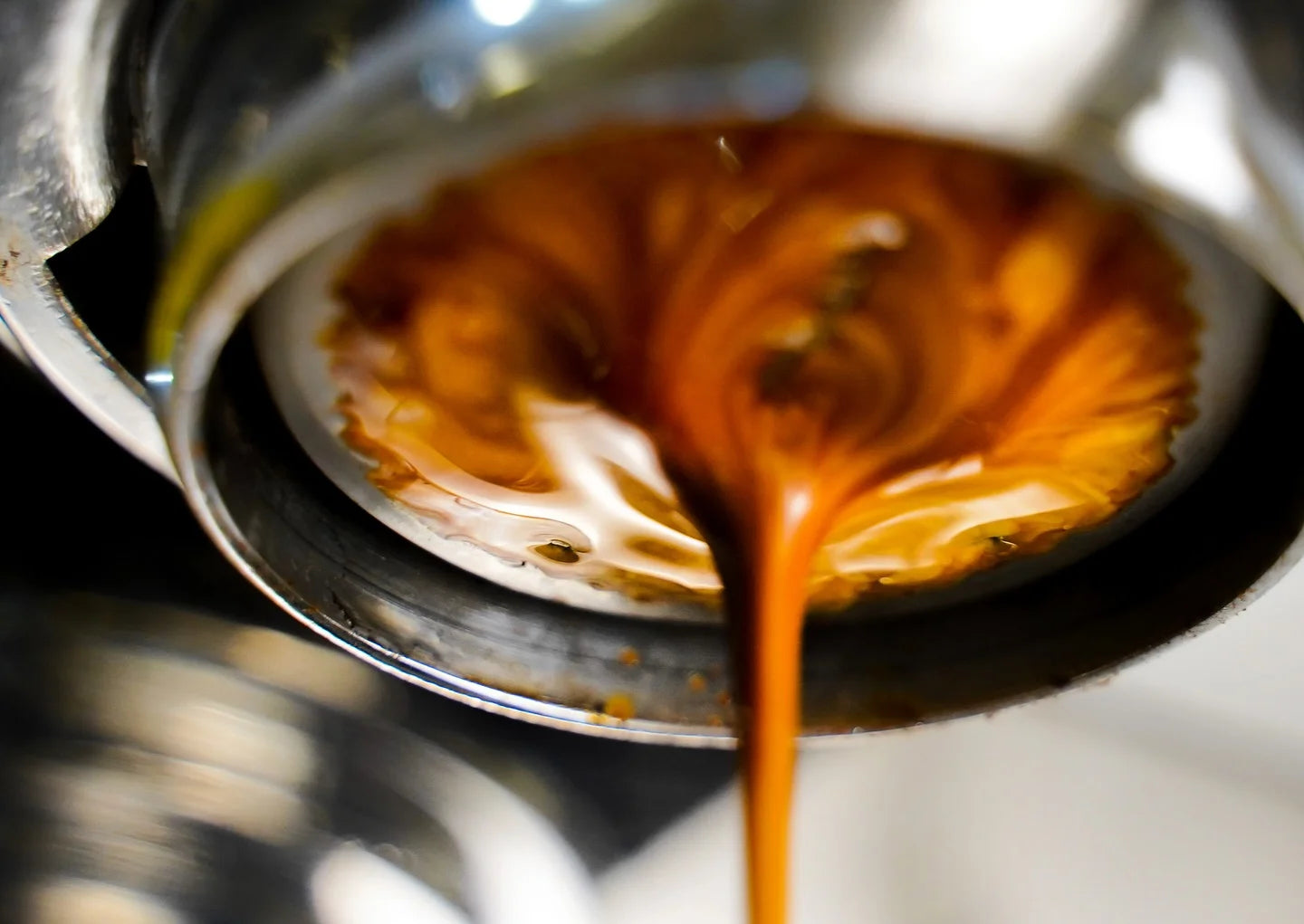 coffee filter dripping coffee